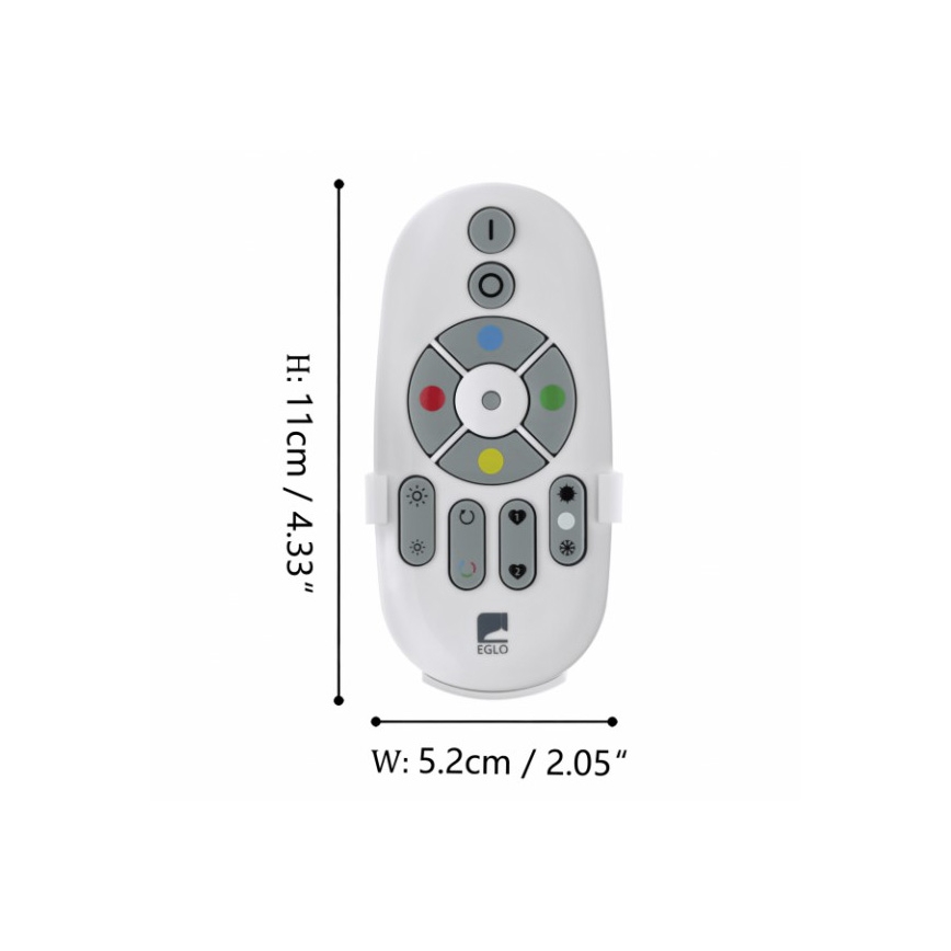 Eglo - Fjärrkontroll CONNECT 2xAAA Bluetooth