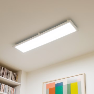 Eglo 32734 - LED RGBW Ljusreglerad fäst/infälld panel 2i1 SALOBRENA-C LED/34W/230V vit + fjärrkontroll