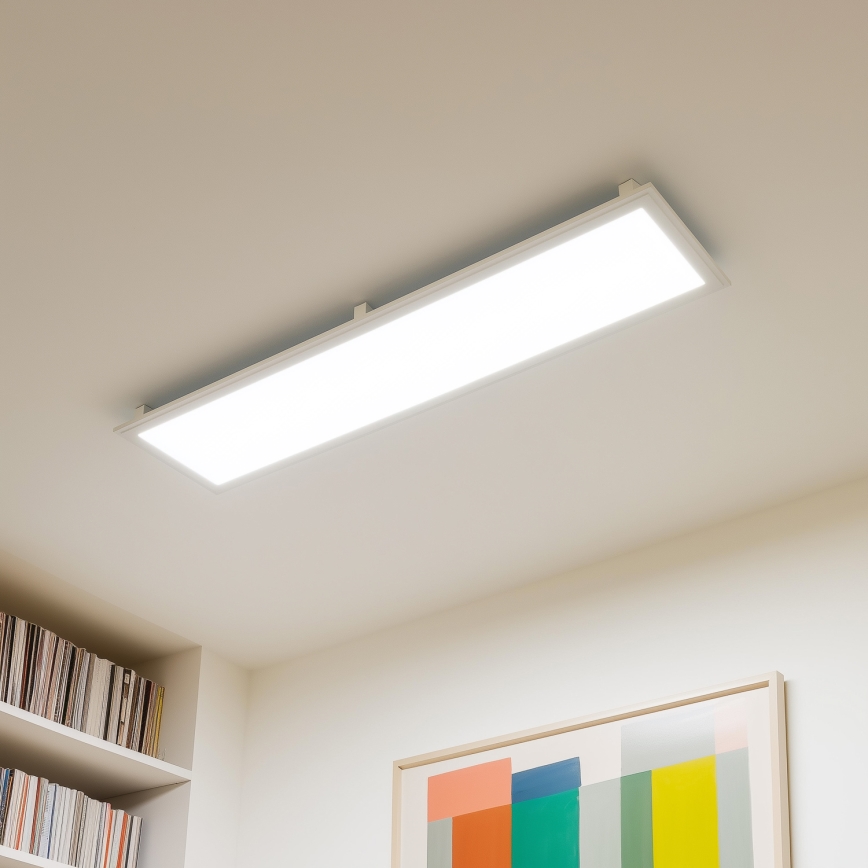Eglo 32734 - LED RGBW Ljusreglerad fäst/infälld panel 2i1 SALOBRENA-C LED/34W/230V vit + fjärrkontroll