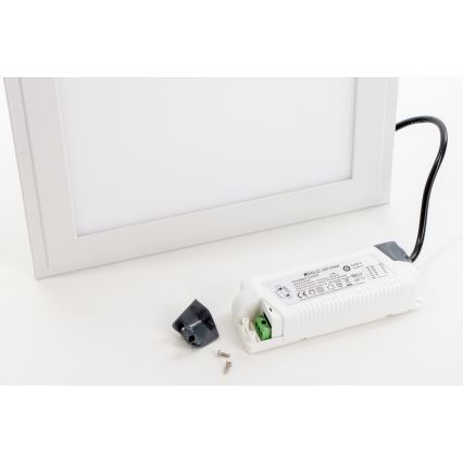 Eglo 32734 - LED RGBW Ljusreglerad fäst/infälld panel 2i1 SALOBRENA-C LED/34W/230V vit + fjärrkontroll