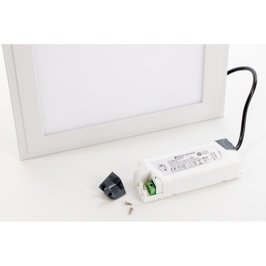 Eglo 32734 - LED RGBW Ljusreglerad fäst/infälld panel 2i1 SALOBRENA-C LED/34W/230V vit + fjärrkontroll