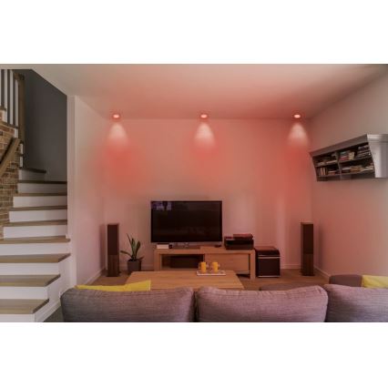 Eglo 32738 - LED RGB Dimbar infälld belysning FUEVA-C LED/10,5W/230V