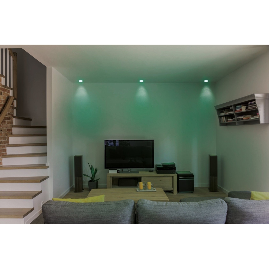 Eglo 32738 - LED RGB Dimbar infälld belysning FUEVA-C LED/10,5W/230V