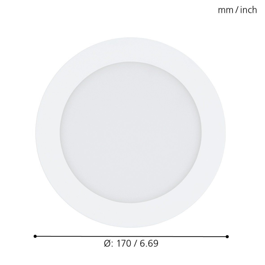 Eglo 32738 - LED RGB Dimbar infälld belysning FUEVA-C LED/10,5W/230V