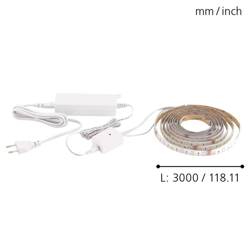 Eglo 32741 - LED-slinga 3m ljusslinga-C LED-RGB/11,4W/230