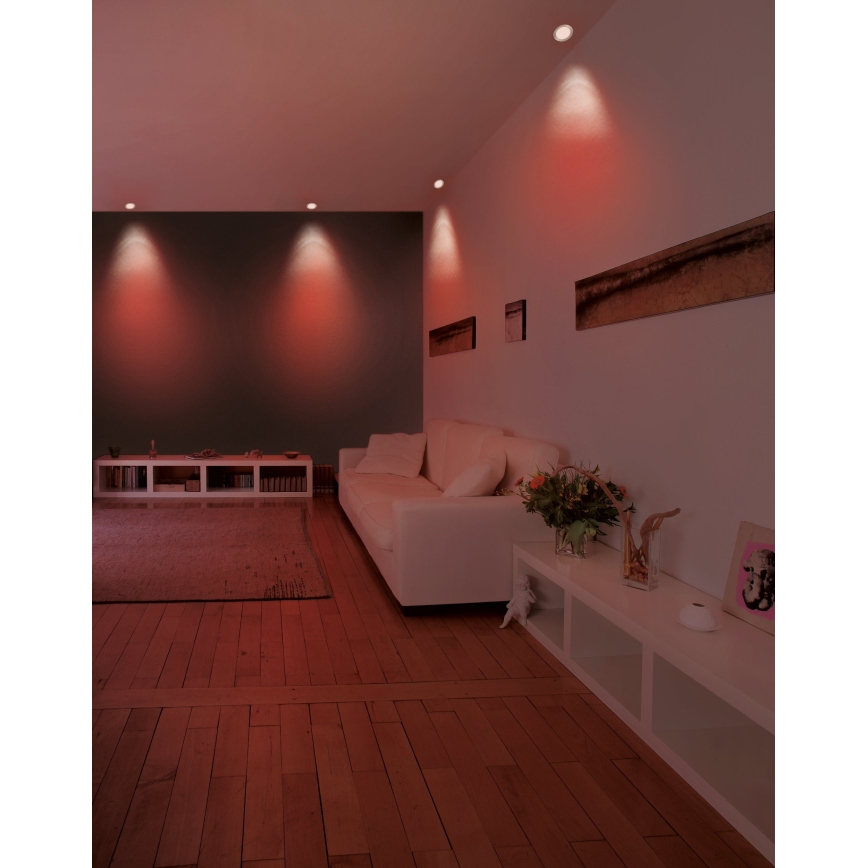 Eglo - LED RGB dimbar infälld takarmatur FUEVA-C LED/5,4W/230V Ø 12 cm