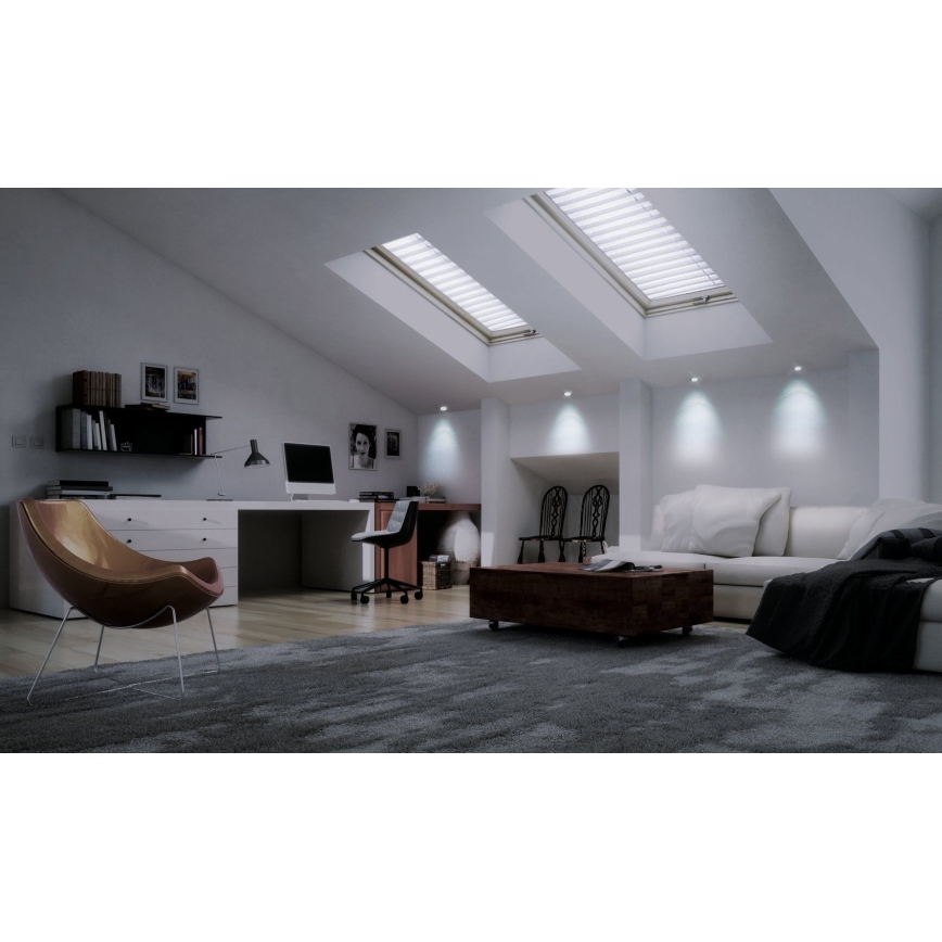 Eglo 32754 - LED RGB Dimbar infälld belysning FUEVA-C LED/10,5W/230V