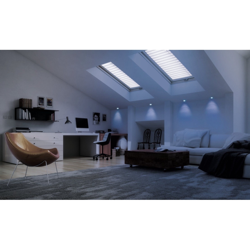 Eglo 32754 - LED RGB Dimbar infälld belysning FUEVA-C LED/10,5W/230V