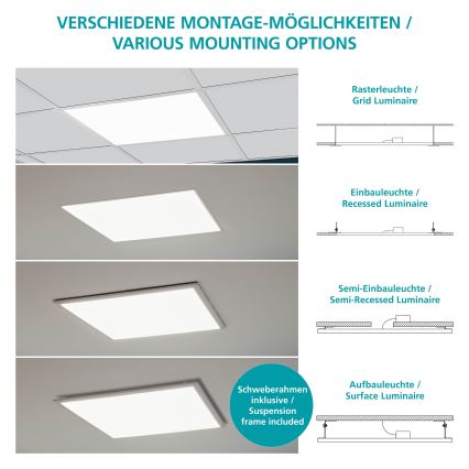 Eglo - LED fäst panel SALOBRENA LED/33W/230V