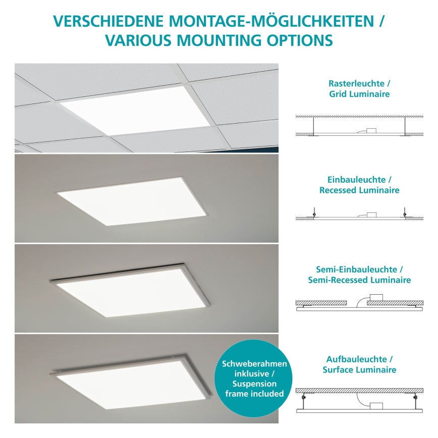 Eglo - LED fäst panel SALOBRENA LED/33W/230V