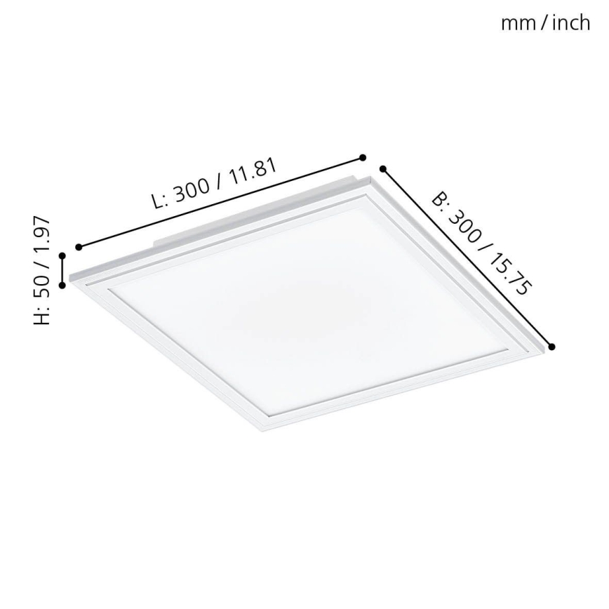 Eglo 32812 - LED takpanel SALOBRENA LED/16W/230V
