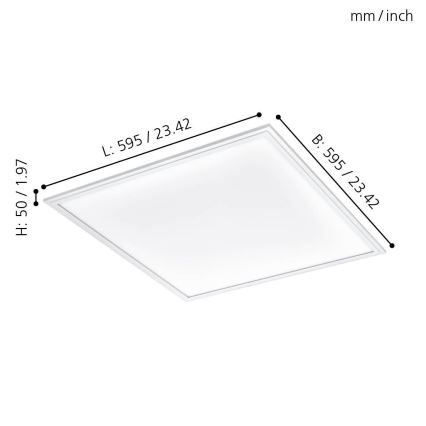 Eglo - LED taklampa  LED/40W/230V