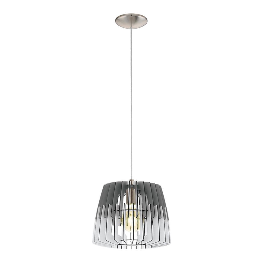 Eglo 32824 - Ljuskrona ARTANA 1xE27/60W/230V grå 300  mm