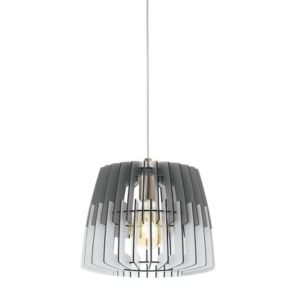 Eglo 32824 - Ljuskrona ARTANA 1xE27/60W/230V grå 300  mm