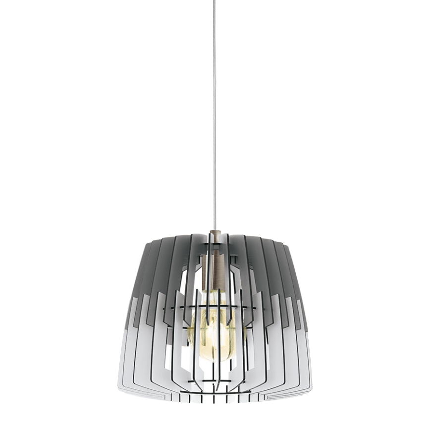 Eglo 32824 - Ljuskrona ARTANA 1xE27/60W/230V grå 300  mm