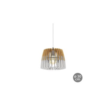 Eglo 32825 - Ljuskrona med snöre SOTOS 1xE27/60W/230V