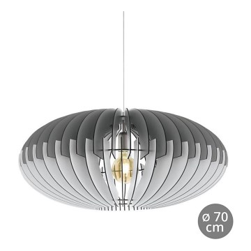 Eglo 32834 - Ljuskrona med snöre SOTOS 1xE27/60W/230V pr. 700mm