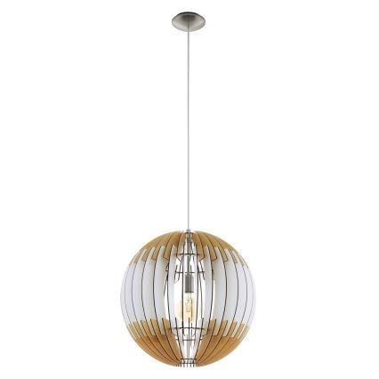 Eglo 32846 - Ljuskrona med snöre OLMERO 1xE27/60W/230V