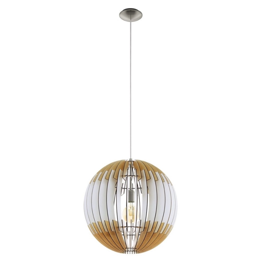 Eglo 32846 - Ljuskrona med snöre OLMERO 1xE27/60W/230V