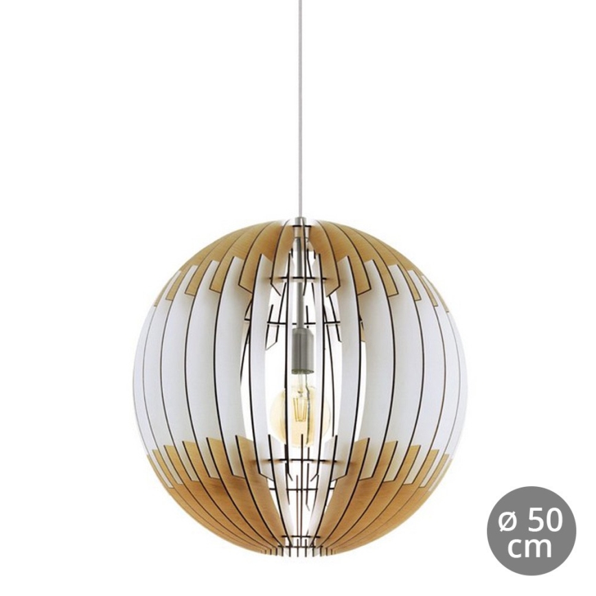 Eglo 32846 - Ljuskrona med snöre OLMERO 1xE27/60W/230V