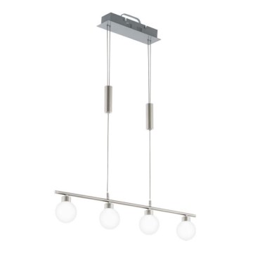 Eglo 32872 - LED Ljuskrona med snöre BORRIOL 4xLED/4,5W/230V
