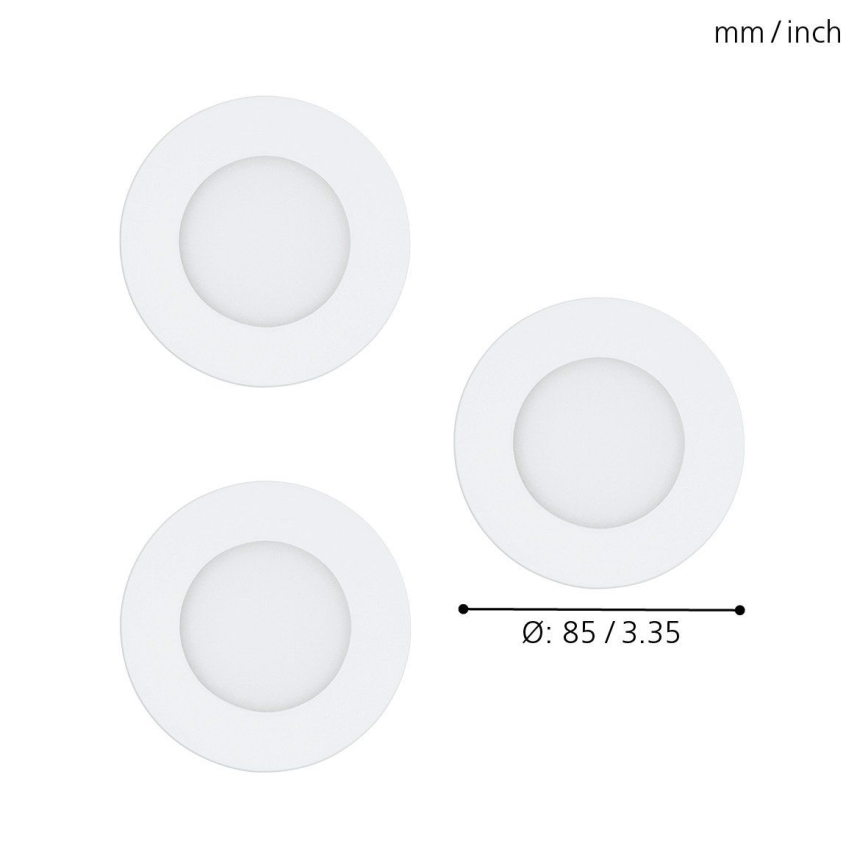 Eglo - ET 3x LED RGB Ljusreglerad upphängd taklampa FUEVA-C 1xLED/3W/230V