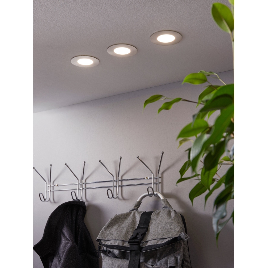 Eglo - KIT 3x LED RGB Ljusreglerad upphängd taklampa FUEVA-C 1xLED/3W/230V