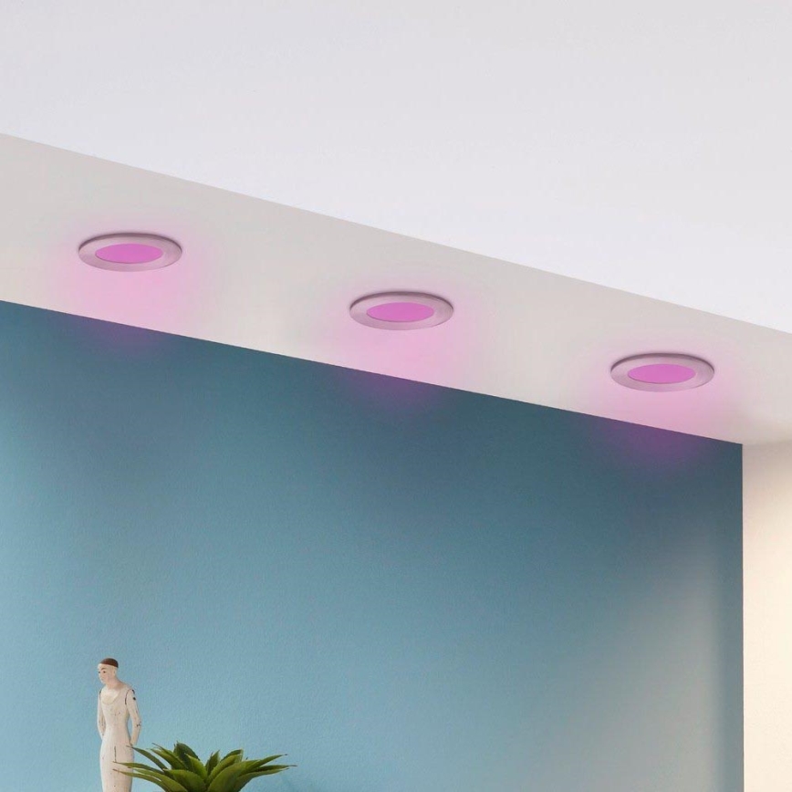 Eglo - KIT 3x LED RGB Ljusreglerad upphängd taklampa FUEVA-C 1xLED/3W/230V