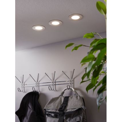 Eglo - SET OM 3 LED RGB Dimbar infälld taklampa FUEVA-C 1xLED/3W/230V