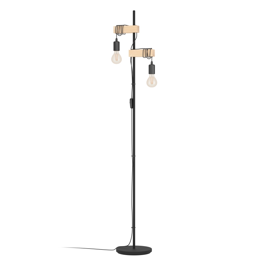 Eglo 32919 - Golvlampa TOWNSHEND 2xE27/10W/230V