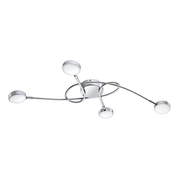 Eglo 32996 - LED ytmonterad taklampa SALTO 4xLED/5,4W/230V blank krom