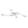 Eglo 32996 - LED ytmonterad taklampa SALTO 4xLED/5,4W/230V blank krom