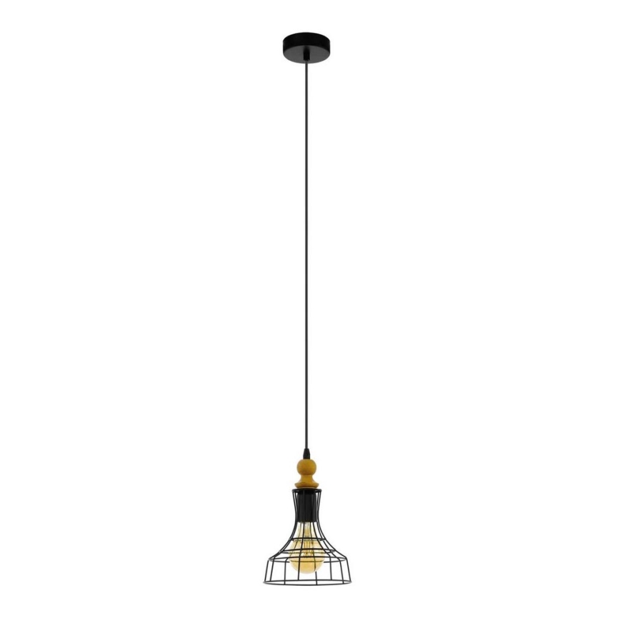 Eglo 33043 - Ljuskrona med snöre BAMPTON 1xE27/60W/230V diameter 180mm