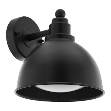 Eglo 33143 - Utomhus Väggbelysning AIROLA 1xE27/40W/230V IP44 svart