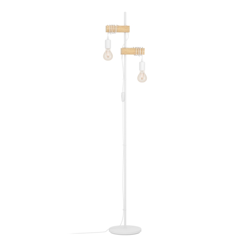Eglo 33167 - Golvlampa TOWNSHEND 2xE27/10W/230V