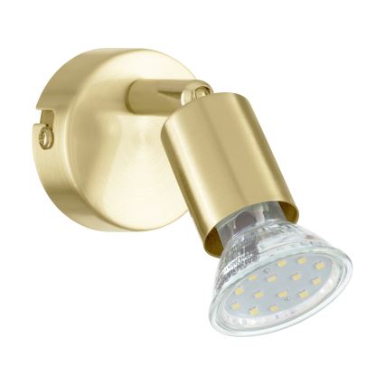 Eglo - LED väggspotlight 1xGU10/2,8W/230V 3000K guld