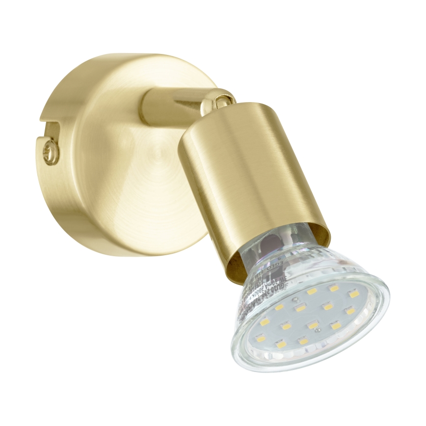 Eglo - LED väggspotlight 1xGU10/2,8W/230V 3000K guld