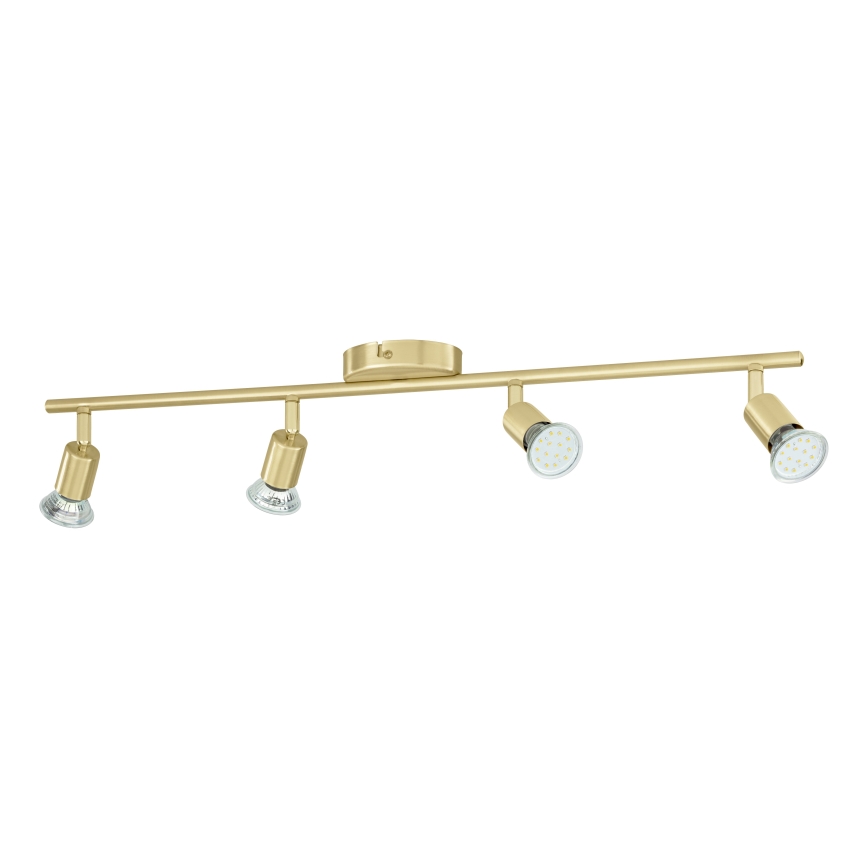 Eglo - LED spotlight 4xGU10/2,8W/230V 3000K guld