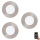 Eglo 33216 - KIT 3x LED RGBW Ljusreglerad upphängd taklampa FUEVA-C LED/3W/230V