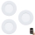 Eglo 33217 - KIT 3xLED RGBW Ljusreglerad upphängd taklampa FUEVA LED/3W/230V