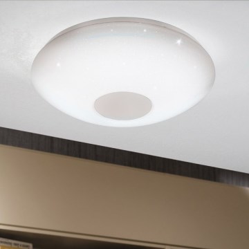 Eglo 33218 - LED RGBW Dimbar taklampa VOLTAGO-C LED/17W/230V 2700-6500K diameter 38 cm