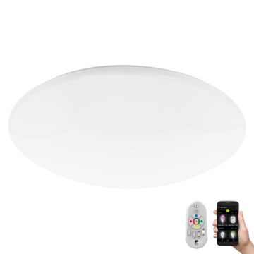 Eglo 33221 - LED RGBW Dimbar taklampa TOTARI LED/34W/230V + fjärrkontroll