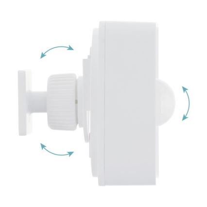 Eglo 33236 - Utomhuslampa med rörelsesensor CONNECT SENSOR 3xAA 12 m vit IP44