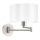 Eglo 33269 - Vägglampa PASTERI 1xE27/60W/230V matt krom/vit