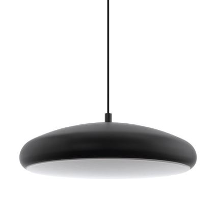 Eglo 33328 - LED RGBW Ljusreglerad ljuskrona på textilsladd RIODEVA-C LED/27W/230V 2700-6500K svart
