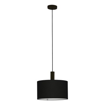 Eglo 33354 - Pendellampa på kabel AMANI 1xE27/60W/230V Ø 38 cm svart