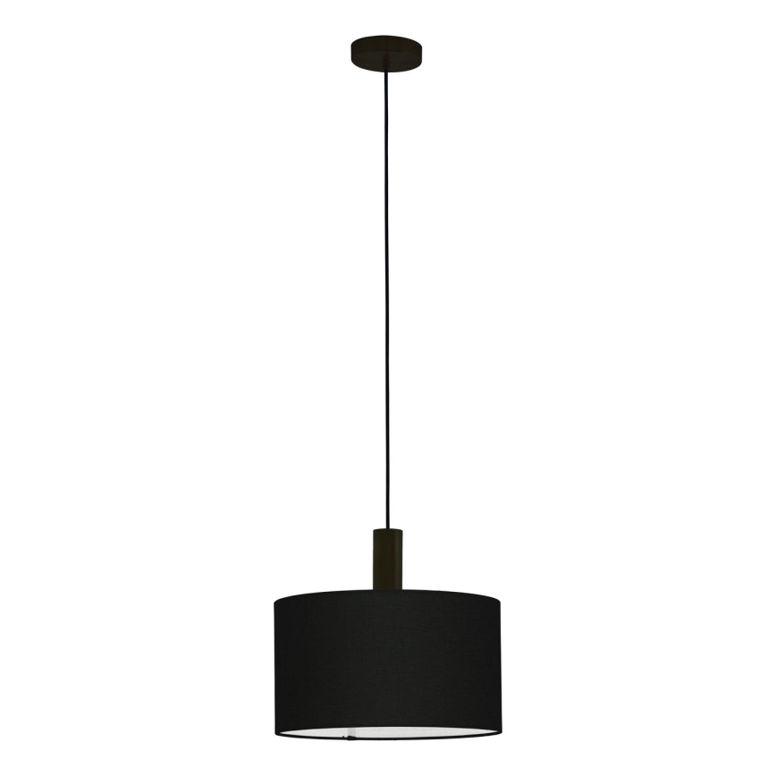 Eglo 33354 - Pendellampa på kabel AMANI 1xE27/60W/230V Ø 38 cm svart