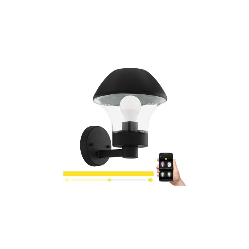 Eglo 33567 - Dimmbar LED-utomhusvägglampa VERLUCCA-C 1xE27/9W/230V IP44