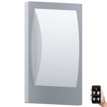 Eglo 33569 - LED Utomhus Vägglampa VERRES-C LED/9W/230V IP44 matt krom