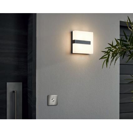 Eglo 33574 - LED Dimbar vägglampa utomhus TORAZZA-C LED/14W/230V IP44